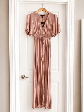 Forever 21 Dusty Rose Boho Maxi Dress